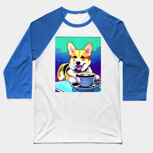 Pembroke Welsh Corgi Baseball T-Shirt by Megaluxe 